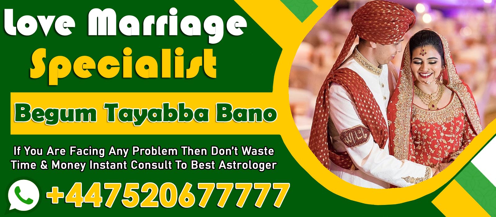 Famous Lady Astrologer Begum Tayabba Bano +447520677777