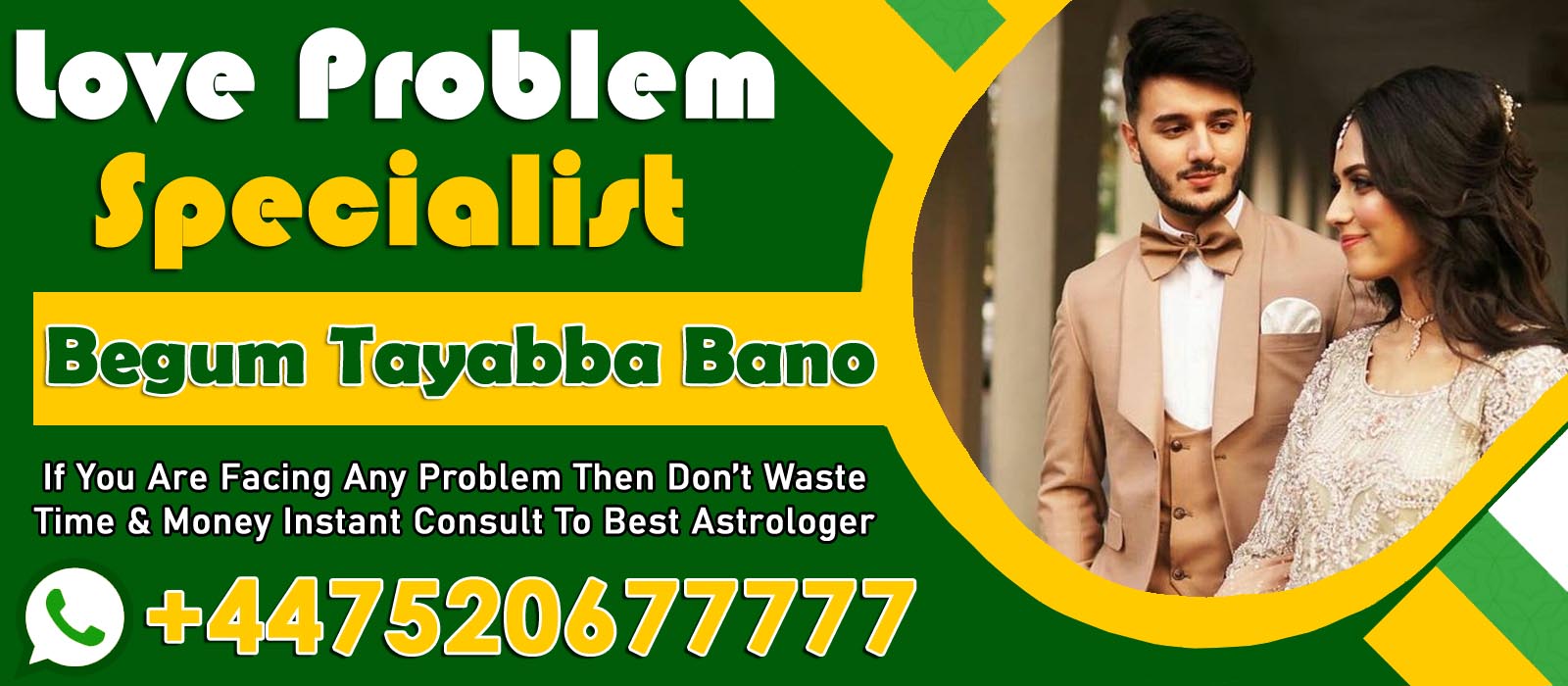 Famous Lady Astrologer Begum Tayabba Bano +447520677777
